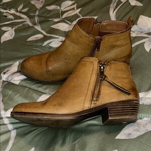 Rampage Tan Ankle Booties
